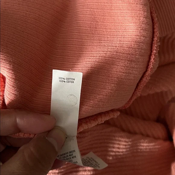 Aerie Oversized Cropped Ribbed Sweatshirt - Picture 16 of 16